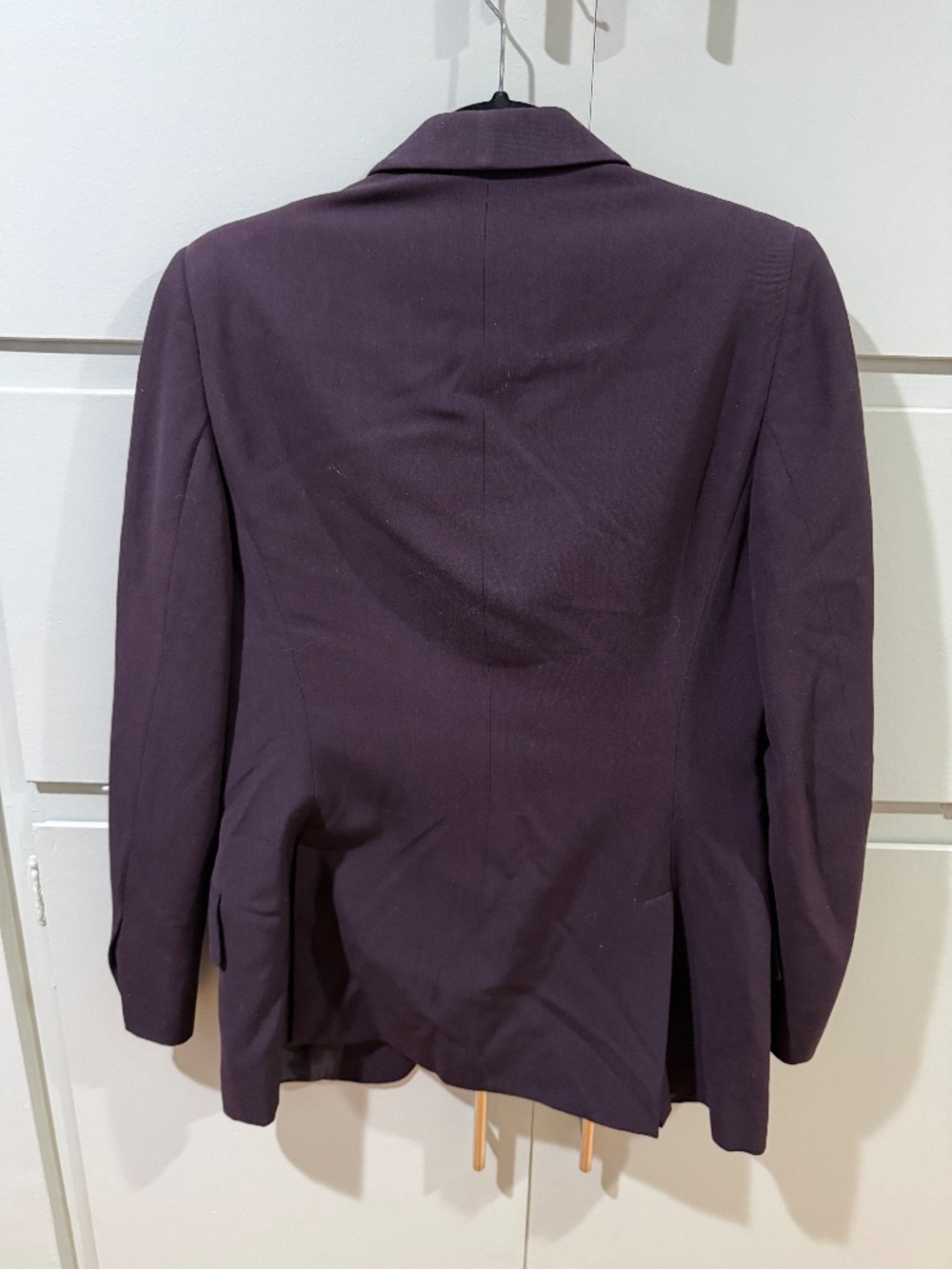 Gucci Plum Purple Blazer Jacket Size 42 Chic Tailored Minimalist Luxury - Picture 4 of 9